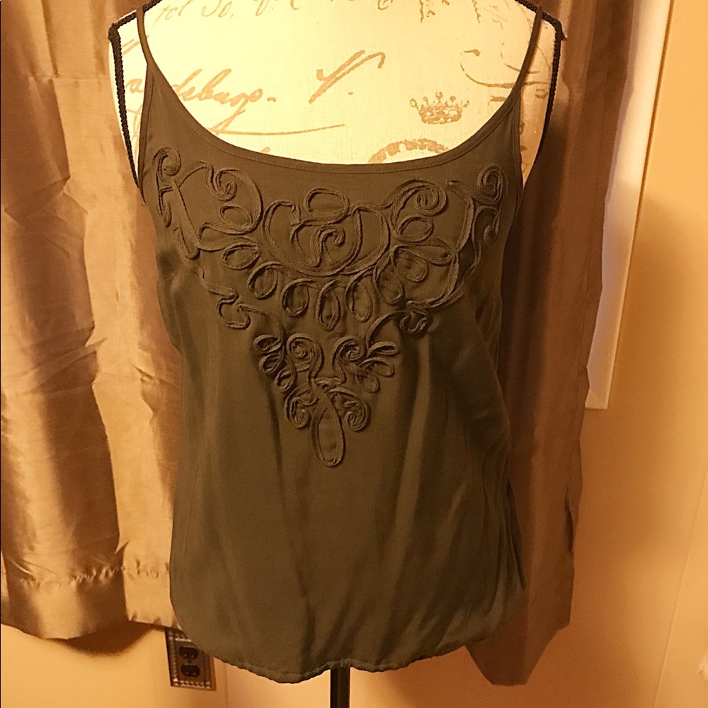 Cute Elle Brown Tank Top